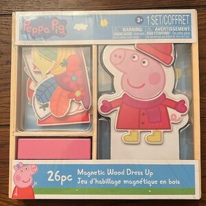 Peppa Pig Magnetic Wood Dress Up - NEW